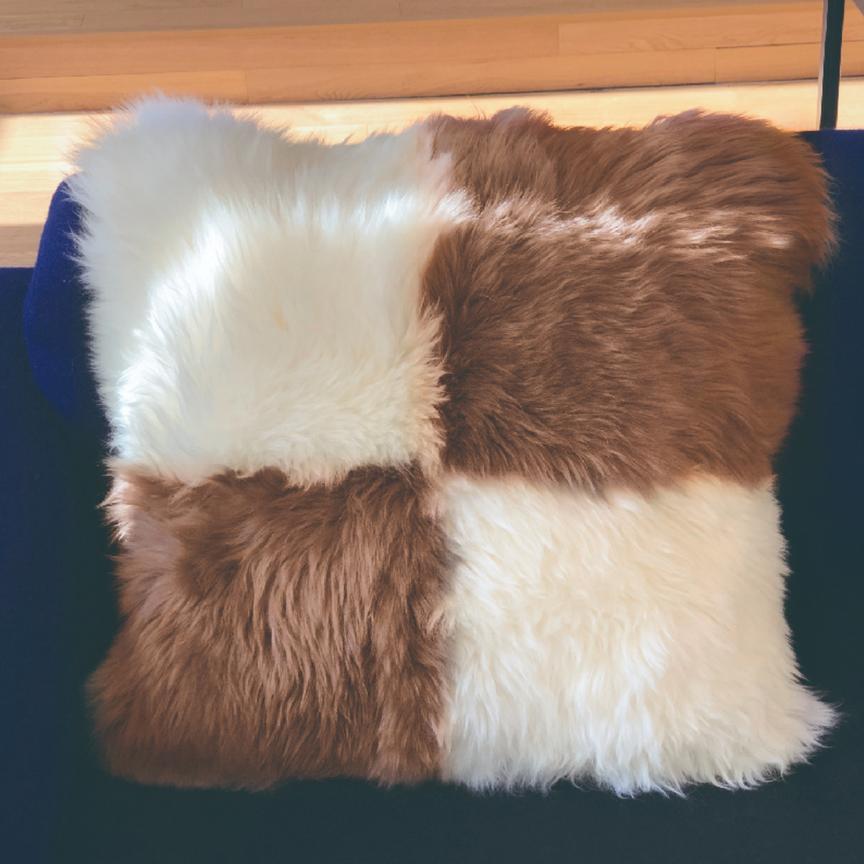 Sheepskin Pillow Cushion