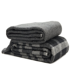 100% Pure Australian Wool Throws Ausgolden Large Plaid Wool Blankets
