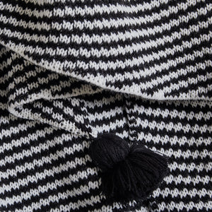 Multicolor woven throw blanket