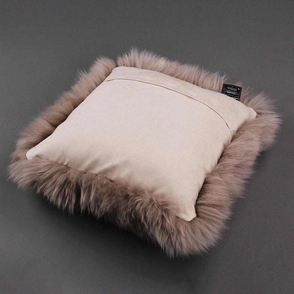 sheep fur cushion