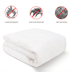 All-Season Wool Comforter Ausgolden Washable Soft Wool Quilt