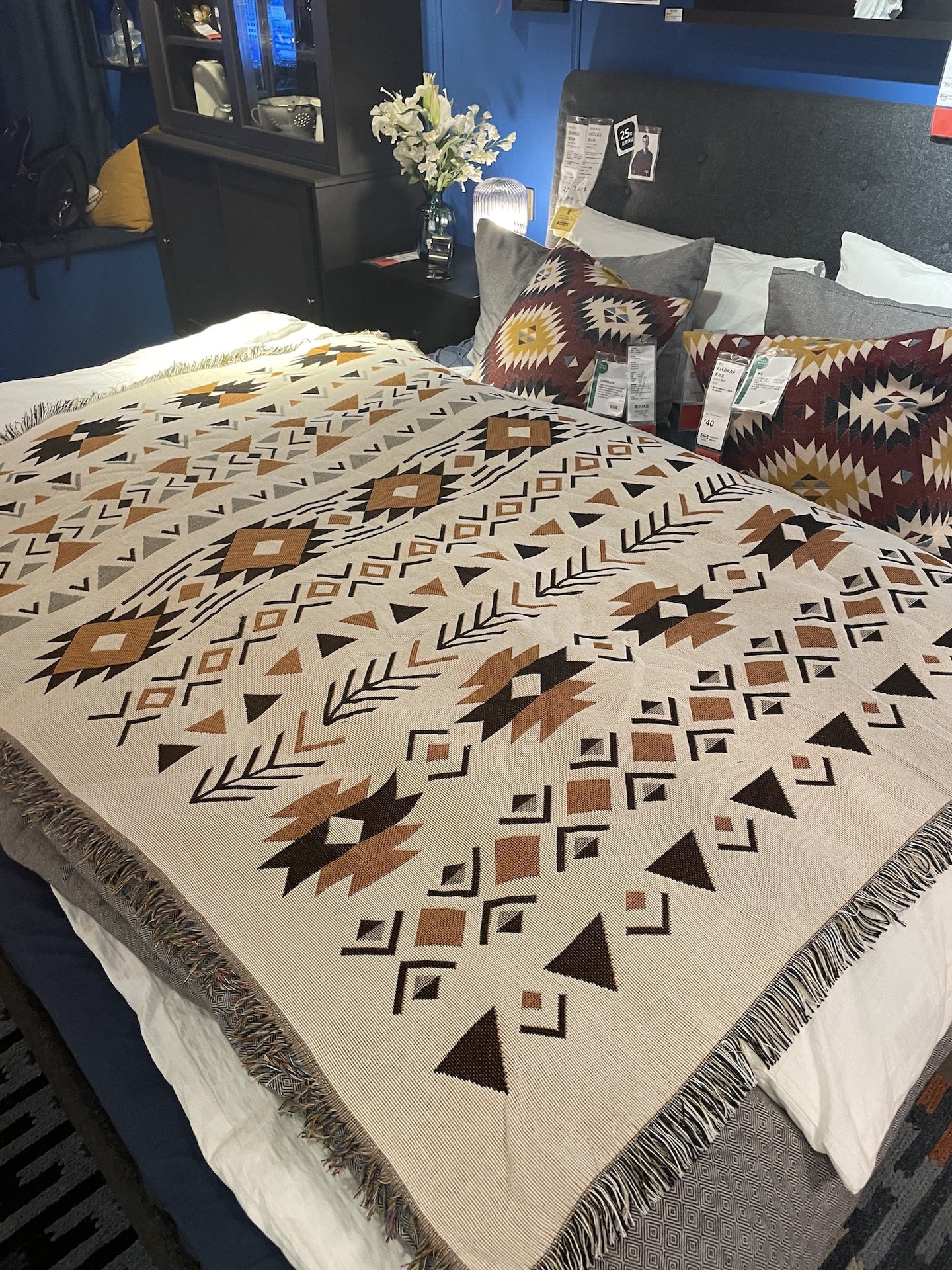 Aksu Archives Cotton Blanket Bohemian Throw