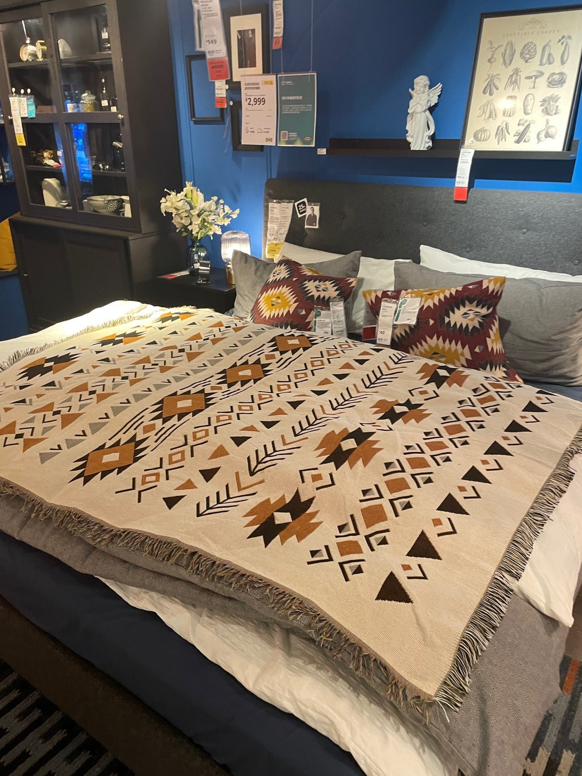Aksu Archives Cotton Blanket Bohemian Throw