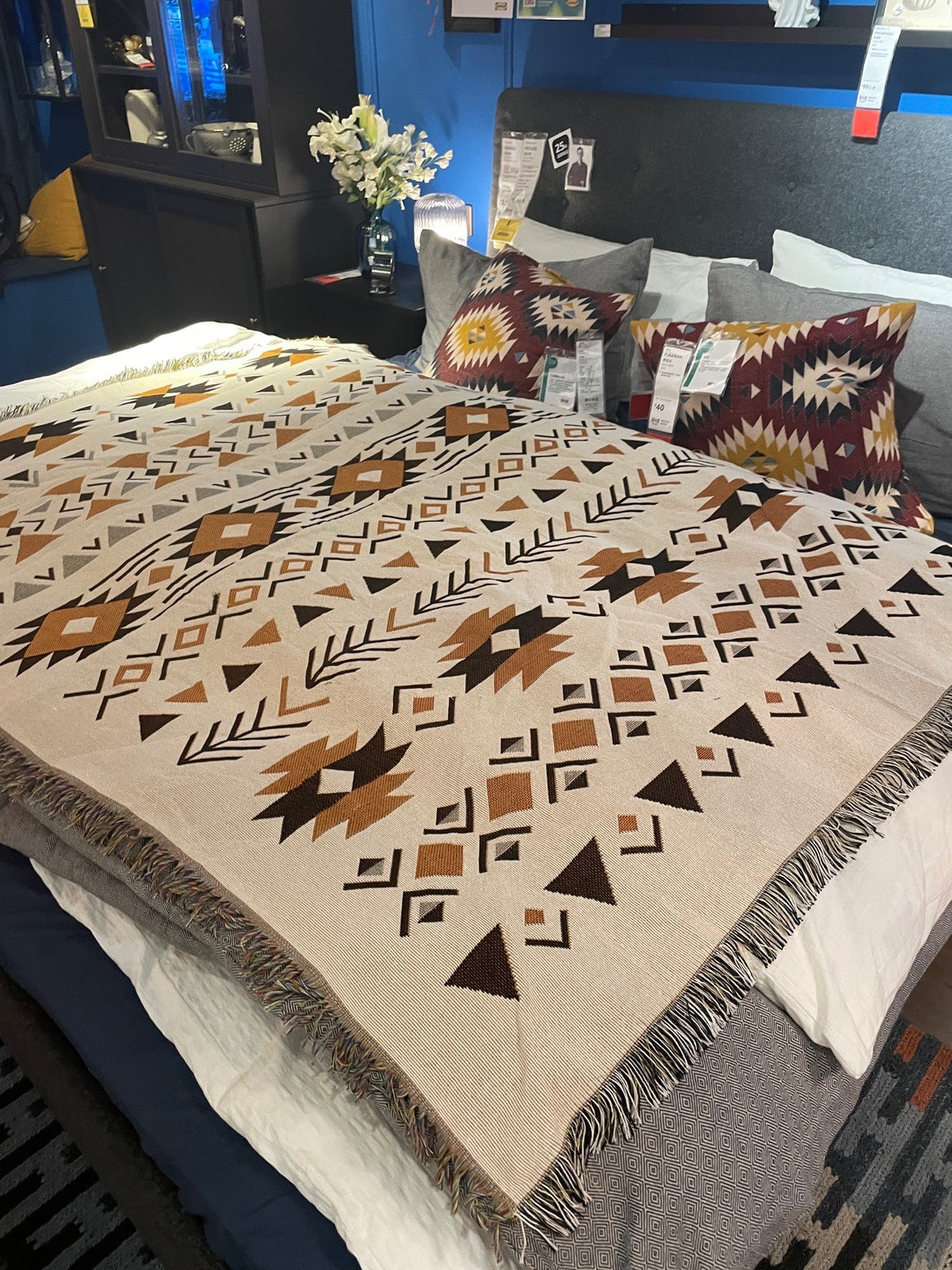 Aksu Archives Cotton Blanket Bohemian Throw