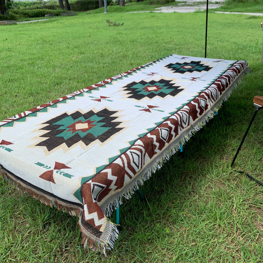 (Big Sale) Bohemia Cotton Blanket Throw Sucre Blankets