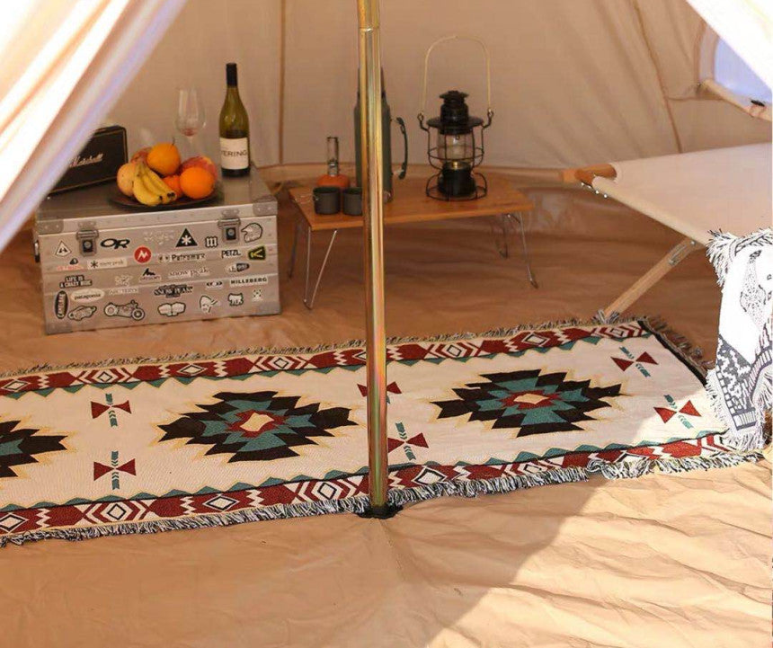 (Big Sale) Bohemia Cotton Blanket Throw Sucre Blankets