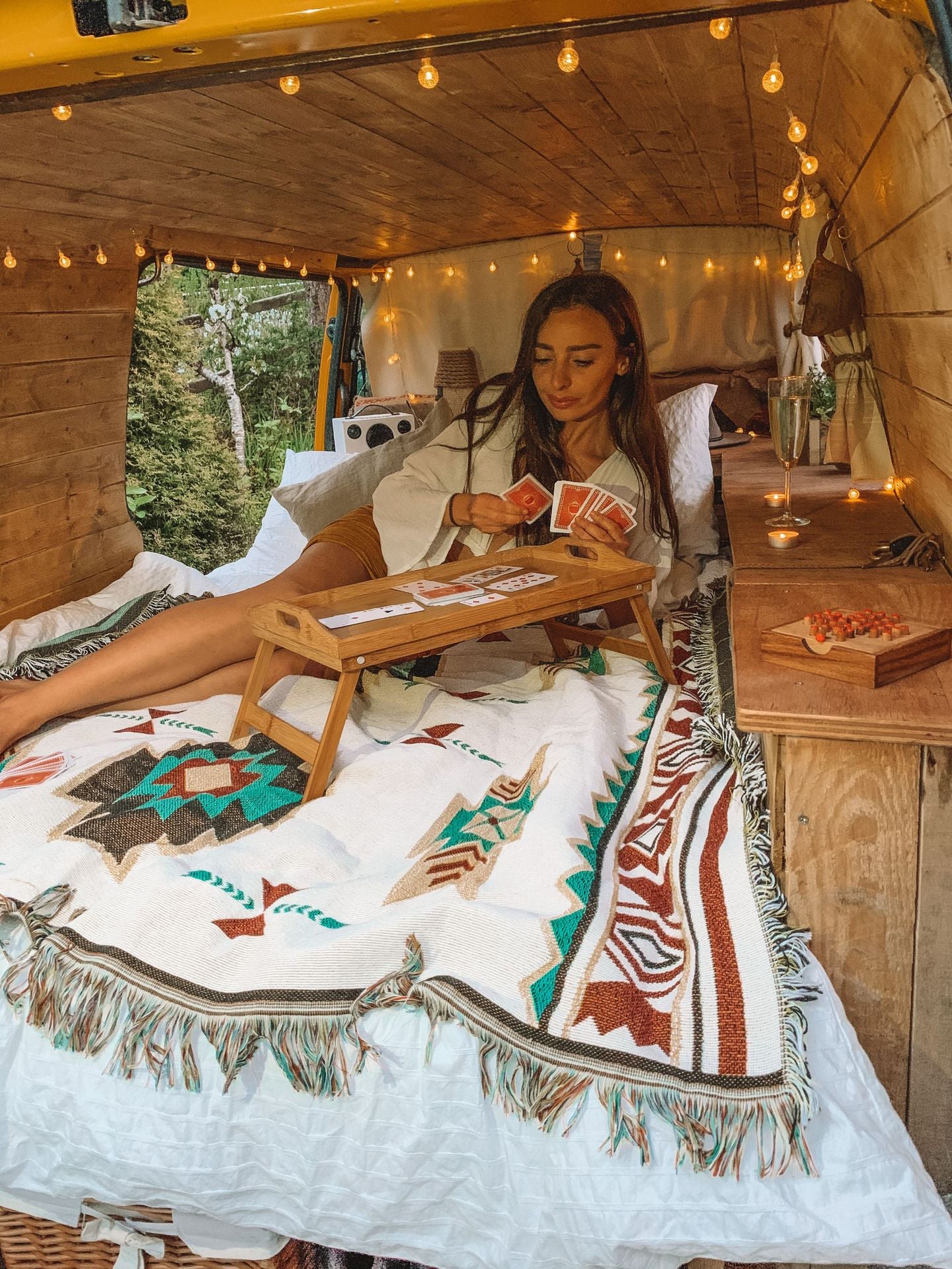 (Big Sale) Bohemia Cotton Blanket Throw Sucre Blankets