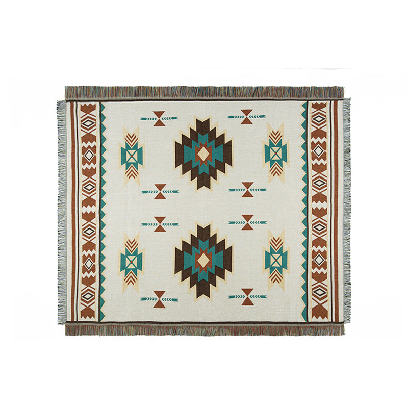 (Big Sale) Bohemia Cotton Blanket Throw Sucre Blankets