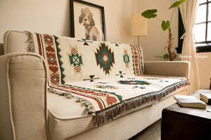 (Big Sale) Bohemia Cotton Blanket Throw Sucre Blankets