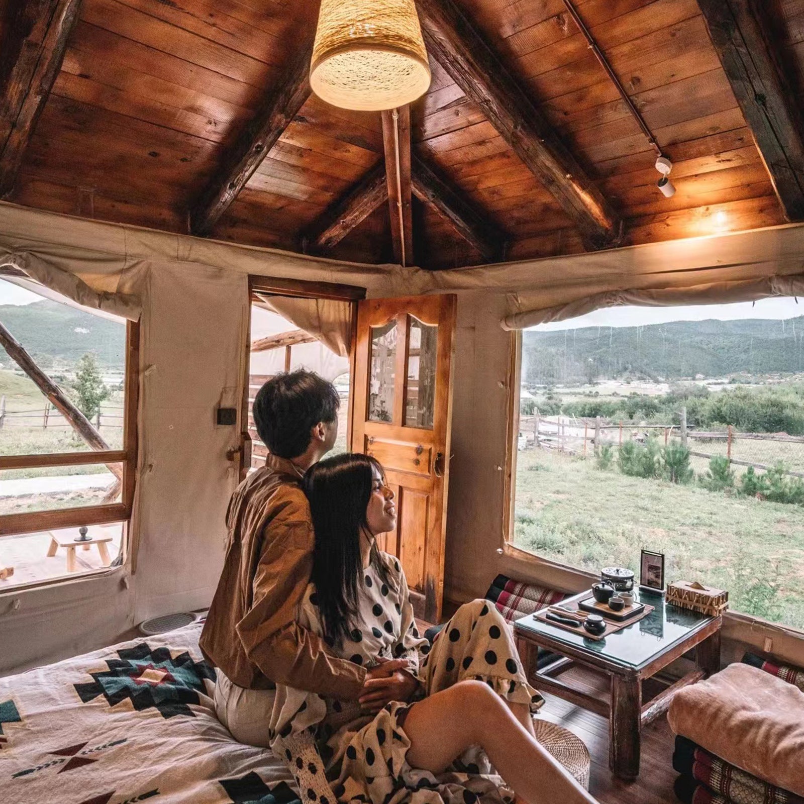 (Big Sale) Bohemia Cotton Blanket Throw Sucre Blankets