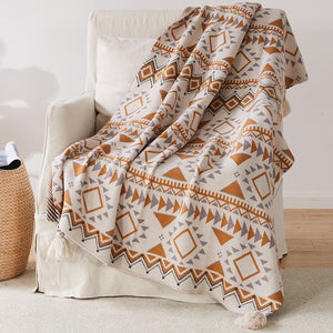 Soft Knitted Bohemian Blankets