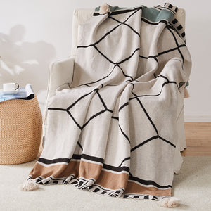 Soft Knitted Bohemian Blankets