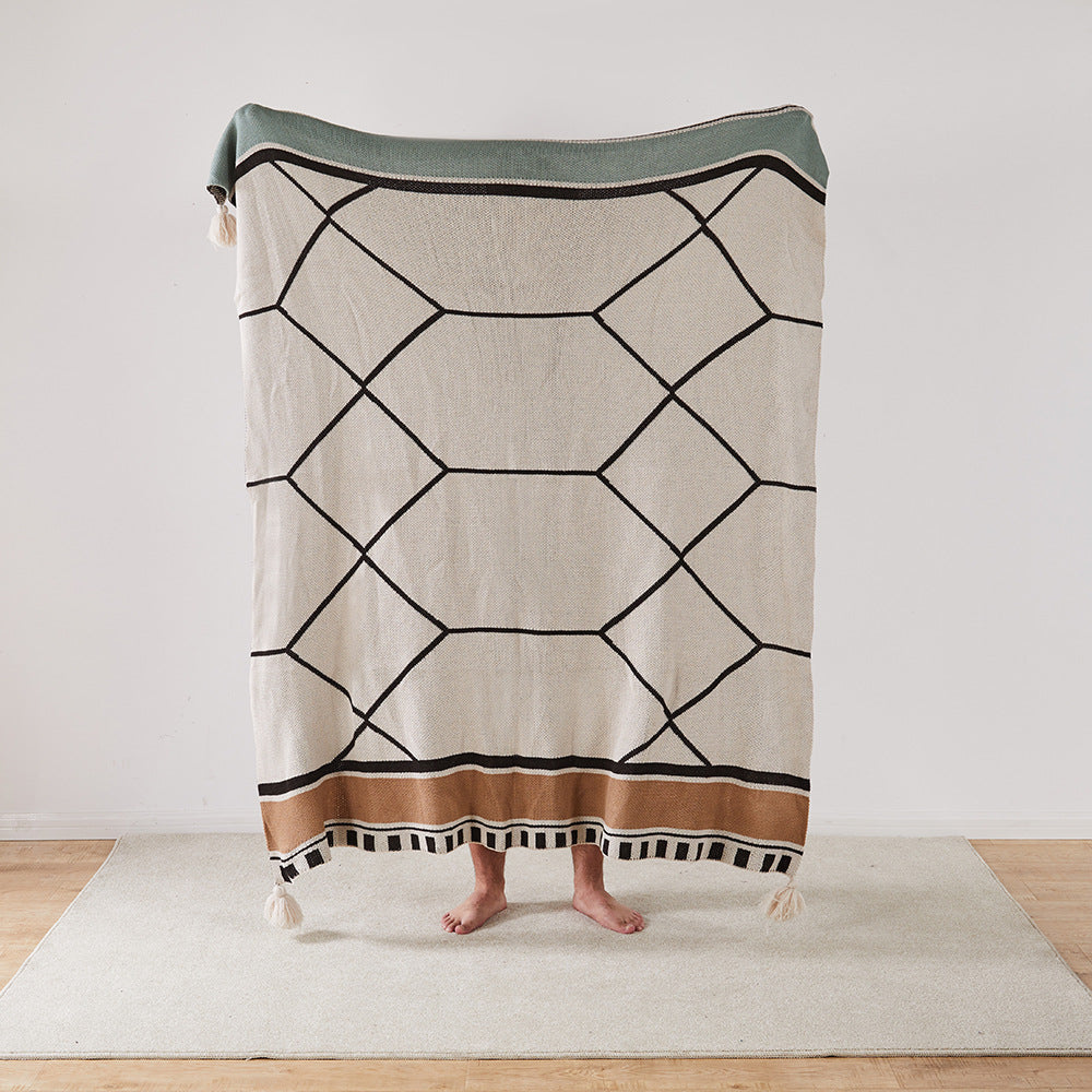 Soft Knitted Bohemian Blankets