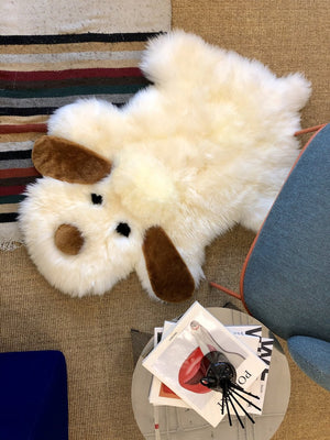 Cute dog rug