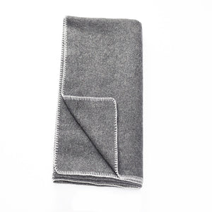 100% Australian Wool Throws Ausgolden Large Gray Wool Blankets