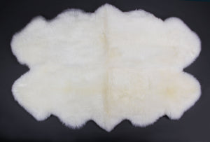 Australian Lambs Wool Rug Sheepskin Grey Long Wool Rug