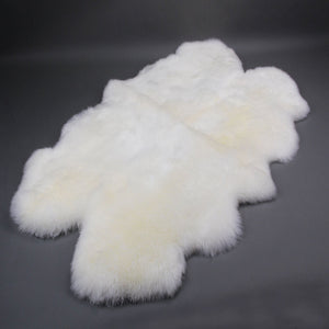 Australian Lambs Wool Rug Sheepskin Grey Long Wool Rug