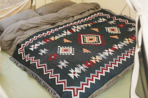 Retro Knitted Bohemian Throw Afghan Blankets