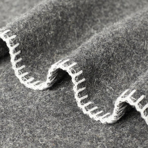 100% Pure Australian Wool Throws Ausgolden Large Plaid Wool Blankets