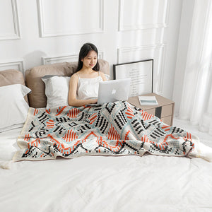 Soft Knitted Bohemian Blankets