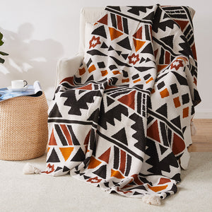 Soft Knitted Bohemian Blankets