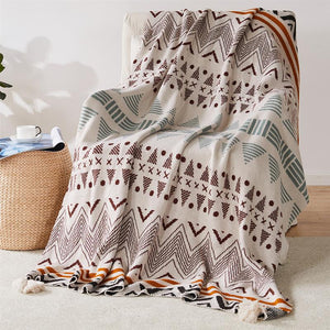 Soft Knitted Bohemian Blankets