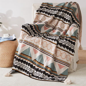 Soft Knitted Bohemian Blankets